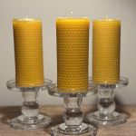 Bespoke Beeswax Pillar Candles