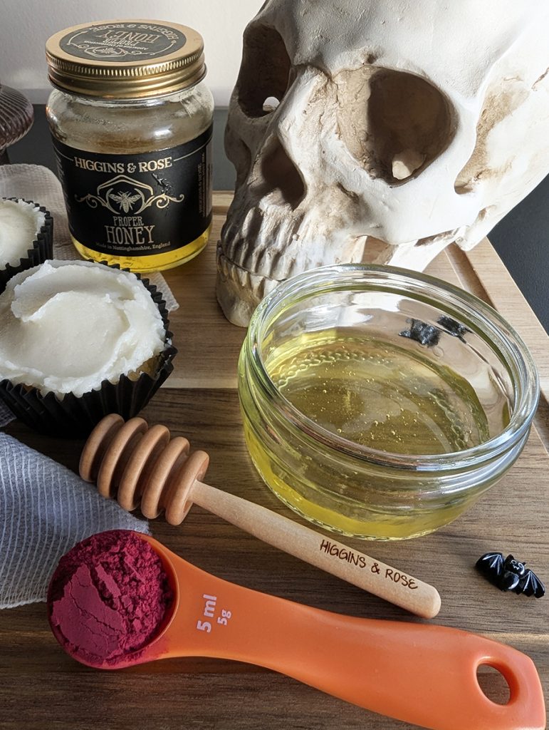 Natural edible fake blood