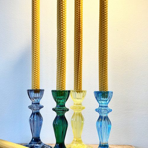 Hand-rolled Beeswax Dinner Candles